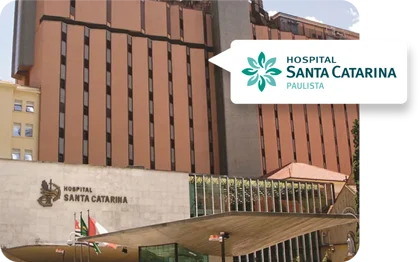 Foto do Hospital Santa Catarina.